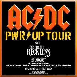 AC/DC "POWER UP TOUR" Scottish Gas Murrayfield Staduim, Edinburgh.